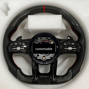 <span class=keywords><strong>Volant</strong></span> en fibre de carbone en gros pour <span class=keywords><strong>Mercedes</strong></span> Benz W204 W205 W213 W222 CLA CLS GLA GLC GLE GLS C63 E63 AMG C200 C260 E300 - Product Image 5