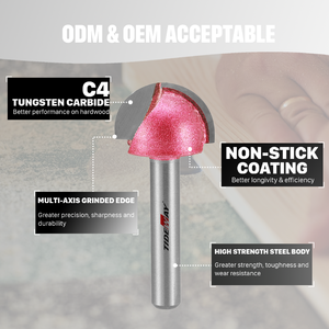 Tideway ชุดดอกกัดแบบกลมสำหรับงานไม้ชุดดอกกัดทังสเตนคาร์ไบด์เครื่องมือตัดกัดสำหรับงานไม้ - Product Image 3