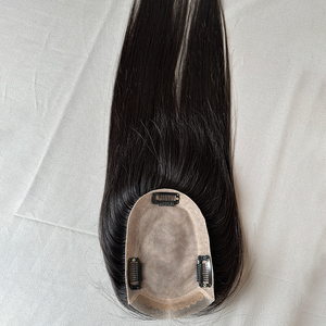 Versandfertig 3x5 Zoll Seidenbasis-Toupet mit PU am Vorderteil Echthaar-Toupet - Product Image 3