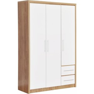 Modern Contemporary 3 Door Wood Wardrobe for Bedroom Hot Selling Factory Wholesale Wooden Storage MDF Door for School Hospital