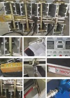 Convoyeur portatif de presse de vulcanisation chaude utilisé pour le travail d'épissage de bande transporteuse en caoutchouc à la ligne de convoyeur