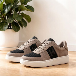 Chaussures de marche décontractées pour hommes en daim à tige basse, personnalisables avec logo et marque privée, faible MOQ, par le fabricant - Product Image 2