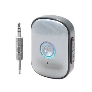 Transmisor inalámbrico Receptor 2 en 1 Adaptador inalámbrico 3,5mm Audio AUX Adaptador Mp3 Plata Adaptador inalámbrico para automóvil - Product Image 5