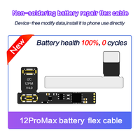 I2C Lehimleme Gerektirmeyen Pil Onarım Flex Kablosu, iPhone 12 Pro Pil Hücresi için Cihazsız Veri Değiştirme, Programlama Araçları Gerektirmez