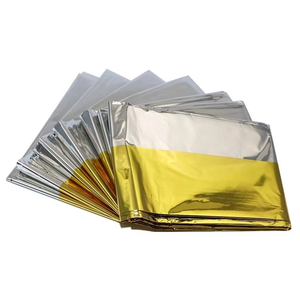 Mantas Térmicas <span class=keywords><strong>de</strong></span> Emergencia <span class=keywords><strong>de</strong></span> Mylar Aluminizado a Precio <span class=keywords><strong>de</strong></span> Fábrica para Actividades al Aire Libre, Mantas/Sacos <span class=keywords><strong>de</strong></span> Dormir - Product Image 4