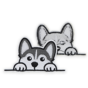 Oem Fabrikant Op Maat Gemaakte Creatieve Patches Nieuw Ontwerp Handgemaakt Schattige Puppy Ijzeren Borduurpatches Kleding Hoed Borduurwerk Badge - Product Image 3