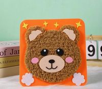 Kit de couture DIY pour enfants en feutre, animaux de dessin animé, pack de matériaux DIY, jouets d'interaction parent-enfant, vente en gros
