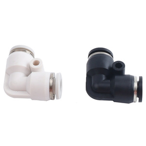 Wentai Pneumatics Pv Bend <b>Connector</b> 90 Degree L Shaped <b>Quick</b> Coupler Plastic For Trachea And Automated Equipment - Product Image 1