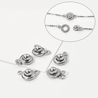 Accessoires de fabrication de bijoux DIY : fermoirs à pression, connecteurs pour bracelets et colliers, et apprêts pour breloques