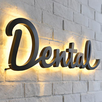 Livraison rapide, enseigne en métal avec logo 3D, enseigne LED personnalisée, enseigne murale éclairée par LED, enseigne de salon de beauté SPA, enseigne de studio, enseigne en lettres LED