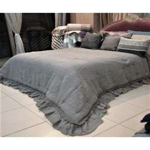 Juego de Ropa de Cama Acolchada Gris Oscuro, Cubrecama Ligero y Suave, Juego de 3 Piezas, Cubrecama Cómodo - Product Image 3