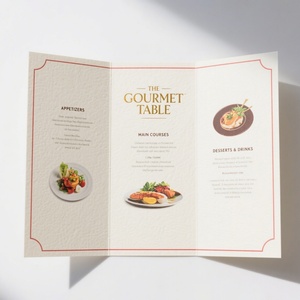 Service d'impression de menus de restaurant sur mesure pour manuels d'instructions, cartes, prospectus, livrets, catalogues et brochures - Product Image 2