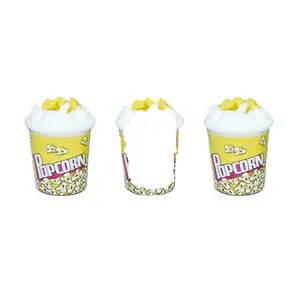 Schattige Mini Hars Popcorn Bedels Hangers Patch Voor Diy Oorbellen Sleutel Voedseldecoratie Ketens Mode Sieraden Maken
