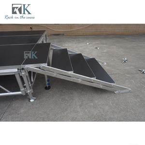 Etapa de altura ajustable de 0,6-1m para ferias comerciales Etapas de instalación rápida - Product Image 5