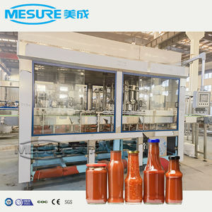 Cam şişe kavanoz Can kavanoz kapağı viskoz sıvı ketçap biber mayonez çikolata krem peynir domates sosu reçel macun doldurma cihazı - Product Image 1