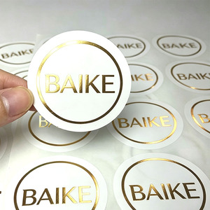 Personalized Round Vinyl Adhesive Die Cut <strong>Sticker</strong> Food Product Label Custom Gold Foil Printing Logo <strong>Sticker</strong> Roll - Product Image 4