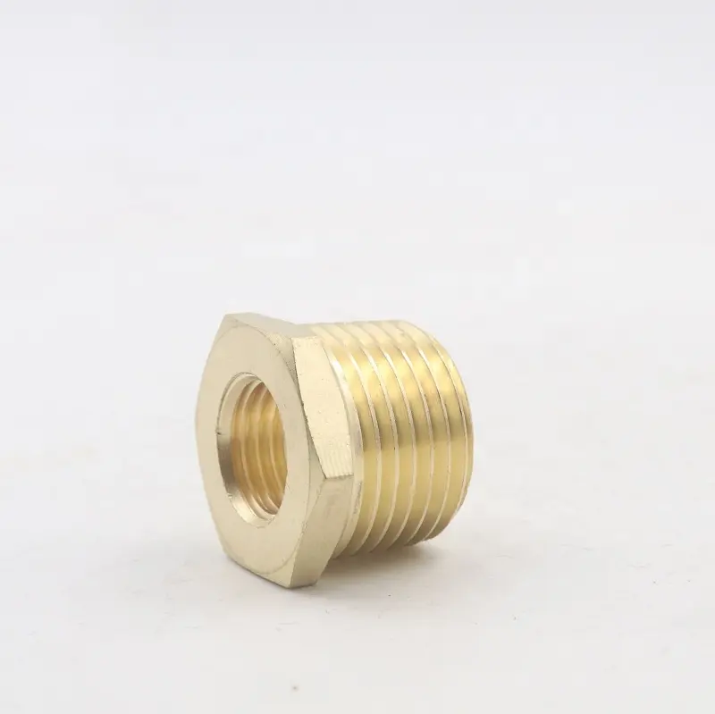 customized male & female thread brass hexagonal reduce bush