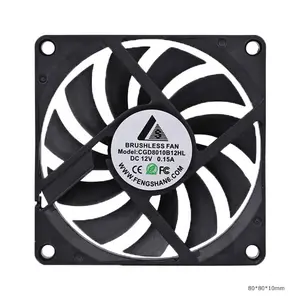 2024 New 80mm 5v 80x80x10mm 8cm 8010 Pwm Axial Brushless Dc Cooling Cooler Pc Cpu Computer Case Fan