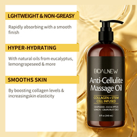 Huile de massage anti-cellulite OEM ODM, huile scintillante pour le corps, huile pour estomper les vergetures, huile hydratante pour le corps, huile pour le corps à l'extrait de graines