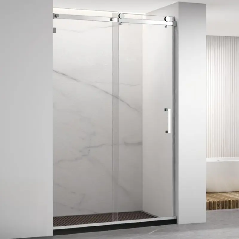 Hotel Cabina De Ducha Frameless Shower Stall Tempered Glass Shower Doors Sliding Bathroom Shower Glass Door