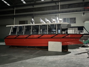 11,6 M X 3,3 M 38 pies <span class=keywords><strong>de</strong></span> doble casco <span class=keywords><strong>de</strong></span> aluminio barco <span class=keywords><strong>de</strong></span> <span class=keywords><strong>pasajeros</strong></span> fuera <span class=keywords><strong>de</strong></span> borda catamarán eléctrico para con <span class=keywords><strong>segunda</strong></span> cubierta Pilothhouse y asientos - Product Image 3