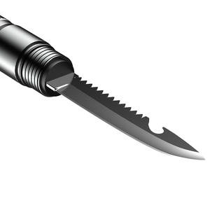 ไม้เท้าเดินป่าอเนกประสงค์ยี่ห้อหยวนตู ทำจากอลูมิเนียมอัลลอยด์ 3 ท่อน เรืองแสงในที่มืด พับได้ เหมาะสำหรับการตั้งแคมป์และการเดินป่ากลางแจ้ง - Product Image 4