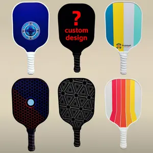 Raw Carbon Fiber Pickleball Paddle Set Usapa Pickleball Racket Pickleball Balls X-40 Custom Pickleball Paddle Carbon Fiber 16mm