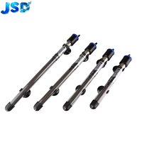 Chauffe-eau d'aquarium réglable JSD, en verre anti-explosion, pour aquarium, 100W 200W 300W 500W, thermostat intelligent, tige chauffante