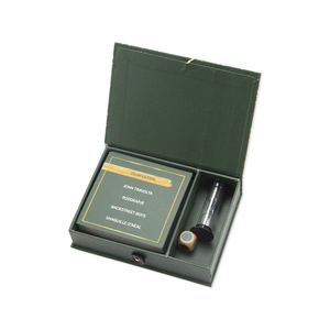 Weet Jij Het Party <span class=keywords><strong>Quiz</strong></span> Card Game Luxury Dark Green Gold Foil Box Board Game Set with Hourglass & Dice - Product Image 4