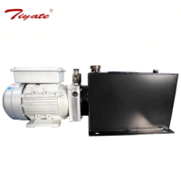 Ensemble moteur-pompe compact horizontal intégré, monté sur pied, pour station d'alimentation hydraulique à pression d'huile pour perceuse à colonne de petite taille