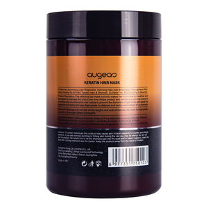 Augeas 3 en 1 Soin réparateur intensif anti-chute de cheveux à base de gingembre et de ginseng, hydratant en profondeur, masque capillaire pour cheveux secs et abîmés à la kératine - Product Image 3