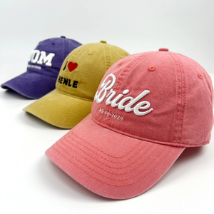 Alta calidad al por mayor ajustable 3D bordado carta deporte sombrero 6 paneles gorras de béisbol personalizado su logotipo para hombre y mujer - Product Image 1