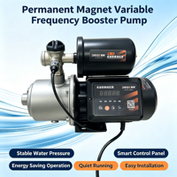 Pompa Sentrifugal Tekanan Tinggi Multi-tahap Horizontal Frekuensi Variabel Portabel Magnet Permanen Kecepatan Tinggi Baja Tahan Karat Booster