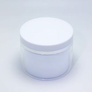 Envase de Almacenamiento Cosmético de Doble Pared de 100g 200g 300g, Tarro de Plástico para Crema de Ojos y Maquillaje con Tapa Dorada/Plateada - Product Image 3
