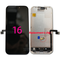 Écran OLED DD de Gros pour Remplacement iPhone 12 13 14 15 16 Pro Max Réparation d'Écran LCD de Téléphone Portable