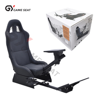 GY014 Full Motion Sim Simulador de carreras portátil Rig Conducción Coche Simulación Asiento Cabina Gaming Silla de dirección para Playstation 2