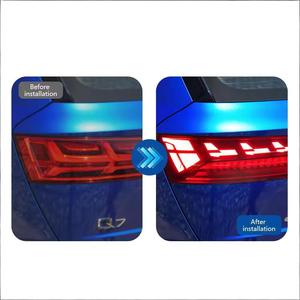 Feux arrière <span class=keywords><strong>Audi</strong></span> <span class=keywords><strong>Q7</strong></span> 2016-2019 : Modèle <span class=keywords><strong>dynamique</strong></span> à LED avec clignotants séquentiels, ajustement standard, référence OE 4m0941773 - Product Image 4
