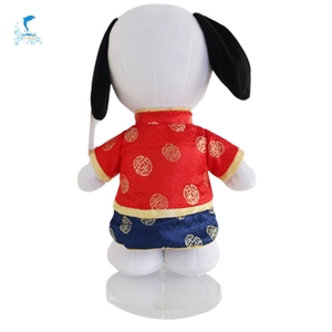 Personalizado rojo suave de dibujos animados perro de juguete con el hombre-máquina de Chat de personalización - Product Image 4