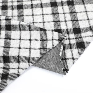 Rayonne extensible tricotée de poids moyen Poly Jacquard tissu brossé motif à rayures à carreaux pour garçons et filles matériel de costume - Product Image 2