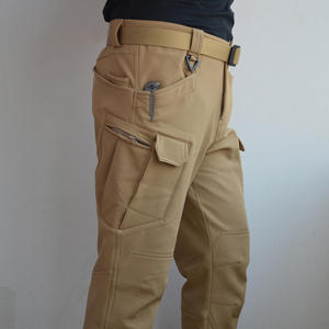 Venta al por mayor invierno cálido algodón hombres Ix9 camuflaje impermeable Ripstop carga trabajo táctico pantalones largos con rodilleras G3 - Product Image 4