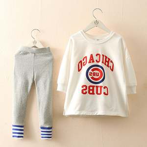 Camisetas al por mayor para dropshipping hechas en México y conjuntos a juego de leggings para niñas al por mayor de proveedor chino - Product Image 3