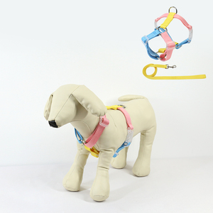 Factory Spot Promotion Colorful Pet Harness Leash with Light Dog Harness Dog Leash Luxury