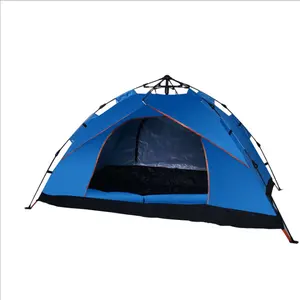 RTSWY-1202 Outdoor Waterproof 3-4 Person Hiking Beach Folding Automatic Popup Instant Camping Tent