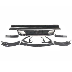 Kit Carrozzeria in Fibra di Carbonio Nera Stile MSY di Alta Qualità per <span class=keywords><strong>Mercedes</strong></span>-Benz Classe <span class=keywords><strong>S</strong></span> W223 M Sport: Labbro Anteriore, Diffusore Posteriore e Fiancate - Product Image 3