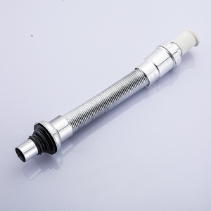 304 Stainless Steel Jump Type Drain Fitting 84.5mm Outer Diameter Curved Compression Anti Corrosion For Bathroom Washbasins - Product Image 4