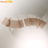Structure d'escalade murale pour chat RSCW3110-5 avec design de niche et étagère à couloir aérien