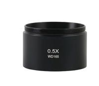 WD165 0.5X 0.7X 1.0X 2.0X Auxiliary Objects Microscope Camera Lens for Trinocular Stereo Zoom Microscope Lens for phone repair