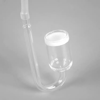 Diffuseur d'atomiseur de CO2 en ligne en verre écologique pour aquariums plantés