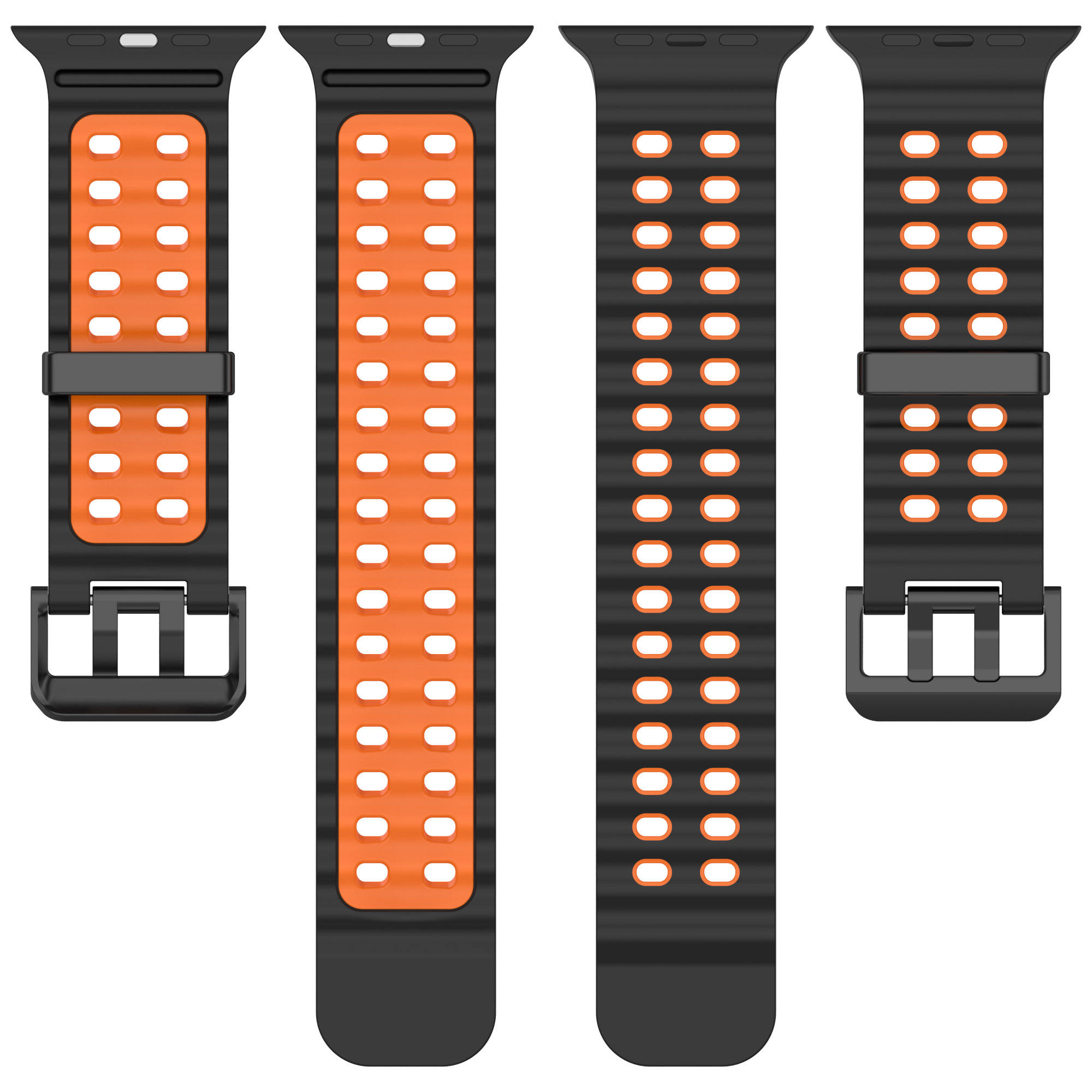 สีดำสีส้ม