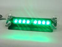 Golddeer gran oferta LED parabrisas visor luz tablero rojo azul ámbar ventosas luz de advertencia interior para coches de emergencia
